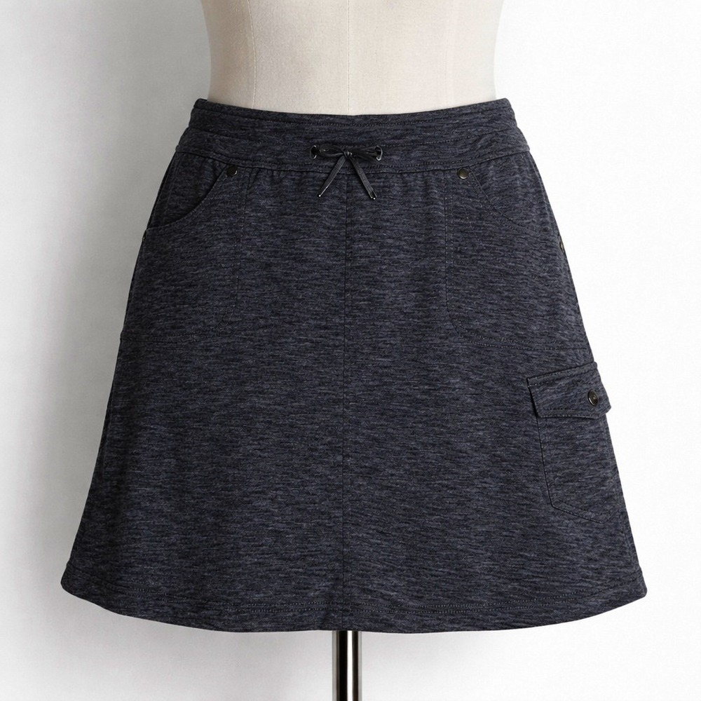 Kuhl Mova Skort Charcoal Heather Grey Athletic Hiking Skirt Womens Size Medium